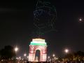 Drone show on Netaji's legacy at India Gate - Hindi News | Drone show on Netaji's legacy at India Gate | Latest politics News at Lokmattimes.com