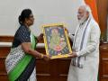 Bihar Dy CM Renu Devi pays courtesy visit to PM Modi, seeks help for flood victims - Hindi News | Bihar Dy CM Renu Devi pays courtesy visit to PM Modi, seeks help for flood victims | Latest national News at Lokmattimes.com