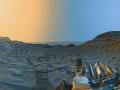 NASA's Curiosity snaps postcard of Martian morning, afternoon - Hindi News | NASA's Curiosity snaps postcard of Martian morning, afternoon | Latest technology News at Lokmattimes.com