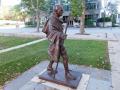 Khalistani menace unabated, Mahatma Gandhi statue defaced in Canada - Hindi News | Khalistani menace unabated, Mahatma Gandhi statue defaced in Canada | Latest international News at Lokmattimes.com