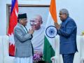 Nepal PM Prachanda calls on President Murmu, Vice President Dhankhar - Hindi News | Nepal PM Prachanda calls on President Murmu, Vice President Dhankhar | Latest politics News at Lokmattimes.com