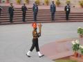 Amar Jawan Jyoti at India Gate merged with National War Memorial flame - Hindi News | Amar Jawan Jyoti at India Gate merged with National War Memorial flame | Latest politics News at Lokmattimes.com