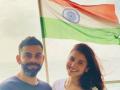 Anushka, Virat wish all Indians around the world: Happy Independence Day - Hindi News | Anushka, Virat wish all Indians around the world: Happy Independence Day | Latest entertainment News at Lokmattimes.com