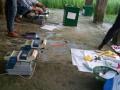 Officials forced to put EVMs, ballot boxes on the ground for polling in Araria - Hindi News | Officials forced to put EVMs, ballot boxes on the ground for polling in Araria | Latest politics News at Lokmattimes.com