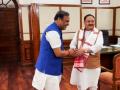 Assam CM, Nadda meet Shah; discuss govt formation in Tripura, Nagaland - Hindi News | Assam CM, Nadda meet Shah; discuss govt formation in Tripura, Nagaland | Latest politics News at Lokmattimes.com
