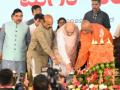 Amit Shah inaugurates mega dairy, talks of cooperation between Nandini, Amul brands - Hindi News | Amit Shah inaugurates mega dairy, talks of cooperation between Nandini, Amul brands | Latest international News at Lokmattimes.com