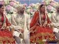 Karan-Drisha wedding : Bride steps in stunning in red as first pictures appear - Hindi News | Karan-Drisha wedding : Bride steps in stunning in red as first pictures appear | Latest entertainment News at Lokmattimes.com