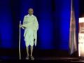 Mahatma Gandhi comes to UN, an avatar provoking, prodding, inspiring ideas of true education - Hindi News | Mahatma Gandhi comes to UN, an avatar provoking, prodding, inspiring ideas of true education | Latest international News at Lokmattimes.com