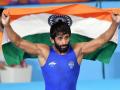 CWG 2022: Bajrang Punia retains gold medal with aggressive win in 65kg - Hindi News | CWG 2022: Bajrang Punia retains gold medal with aggressive win in 65kg | Latest other-sports News at Lokmattimes.com