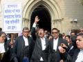 HC lawyers mark 'black day' over BCI team probe of ruckus at Justice Mantha's court - Hindi News | HC lawyers mark 'black day' over BCI team probe of ruckus at Justice Mantha's court | Latest politics News at Lokmattimes.com
