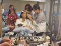 Sonam nurses son Vayu while getting her Karwa Chauth makeup done - Hindi News | Sonam nurses son Vayu while getting her Karwa Chauth makeup done | Latest entertainment News at Lokmattimes.com
