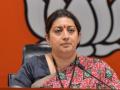 A party which got less votes than NOTA in UP, claiming a wave in its favour: Smriti on AAP - Hindi News | A party which got less votes than NOTA in UP, claiming a wave in its favour: Smriti on AAP | Latest politics News at Lokmattimes.com