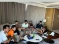 Rohit shares pic of India teammates watching IPL mega auction from hotel room - Hindi News | Rohit shares pic of India teammates watching IPL mega auction from hotel room | Latest cricket News at Lokmattimes.com