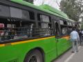 3 injured after DTC bus crashes into subway crossing - Hindi News | 3 injured after DTC bus crashes into subway crossing | Latest national News at Lokmattimes.com