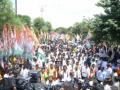 Congress stages massive protest in Hyderabad - Hindi News | Congress stages massive protest in Hyderabad | Latest politics News at Lokmattimes.com