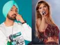 Diljit has a hilarious response to reports of being 'touchy' with Taylor Swift - Hindi News | Diljit has a hilarious response to reports of being 'touchy' with Taylor Swift | Latest entertainment News at Lokmattimes.com