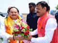 Nadda visits Narottam Mishra's residence in MP - Hindi News | Nadda visits Narottam Mishra's residence in MP | Latest politics News at Lokmattimes.com