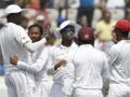 West Indies pace bowlers have Bangladesh on the mat in opening Test - Hindi News | West Indies pace bowlers have Bangladesh on the mat in opening Test | Latest cricket News at Lokmattimes.com