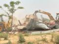DTCP demolishes illegal structures in Gurugram - Hindi News | DTCP demolishes illegal structures in Gurugram | Latest politics News at Lokmattimes.com