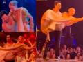 Varun Dhawan picks Gigi Hadid up, spins around on stage, pecks her - Hindi News | Varun Dhawan picks Gigi Hadid up, spins around on stage, pecks her | Latest entertainment News at Lokmattimes.com