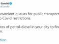 Rahul slams Modi govt over fuel price hike - Hindi News | Rahul slams Modi govt over fuel price hike | Latest politics News at Lokmattimes.com