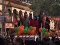 BJP holds roadshow in West Bengal's Birbhum - Hindi News | BJP holds roadshow in West Bengal's Birbhum | Latest politics News at Lokmattimes.com