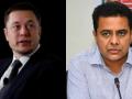 KTR's invite to Elon Musk draws praise on Twitter - Hindi News | KTR's invite to Elon Musk draws praise on Twitter | Latest politics News at Lokmattimes.com
