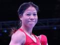 Olympics boxing: MC Mary Kom wins, advances to next round in women's 51kg - Hindi News | Olympics boxing: MC Mary Kom wins, advances to next round in women's 51kg | Latest other-sports News at Lokmattimes.com