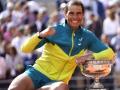 Rafael Nadal clinches 14th French Open title and record-extending 22nd Grand Slam - Hindi News | Rafael Nadal clinches 14th French Open title and record-extending 22nd Grand Slam | Latest tennis News at Lokmattimes.com