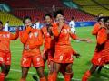 Women's Asian Cup Qualifiers: India U17 team beat Kyrgyz Republic 1-0 - Hindi News | Women's Asian Cup Qualifiers: India U17 team beat Kyrgyz Republic 1-0 | Latest football News at Lokmattimes.com