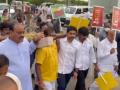 TDP protest at Andhra Pradesh Assembly sparks tension - Hindi News | TDP protest at Andhra Pradesh Assembly sparks tension | Latest politics News at Lokmattimes.com