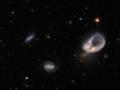 Hubble captures unusual galaxy merger in ancient universe - Hindi News | Hubble captures unusual galaxy merger in ancient universe | Latest international News at Lokmattimes.com