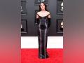 Olivia Rodrigo rocks figure-hugging black gown on Grammys 2022 red carpet - Hindi News | Olivia Rodrigo rocks figure-hugging black gown on Grammys 2022 red carpet | Latest lifestyle News at Lokmattimes.com