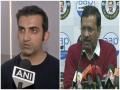 Gambhir accuses Kejriwal of lying, calls him 'chief pretender' - Hindi News | Gambhir accuses Kejriwal of lying, calls him 'chief pretender' | Latest politics News at Lokmattimes.com