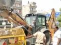 Demolition drive begins in Delhi's KN Katju Marg - Hindi News | Demolition drive begins in Delhi's KN Katju Marg | Latest national News at Lokmattimes.com