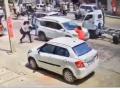 Woman dragged on bonnet of car in Raj, video goes viral. - Hindi News | Woman dragged on bonnet of car in Raj, video goes viral. | Latest national News at Lokmattimes.com