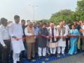 Three National Highway projects worth Rs 3,449cr inaugurated - Hindi News | Three National Highway projects worth Rs 3,449cr inaugurated | Latest politics News at Lokmattimes.com