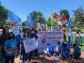 Dozens of Uyghurs, Tibetans, Hongkongers stage protest in US against Beijing Winter Olympics - Hindi News | Dozens of Uyghurs, Tibetans, Hongkongers stage protest in US against Beijing Winter Olympics | Latest international News at Lokmattimes.com