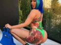 Cardi B flaunts massive colourful back tattoo - Hindi News | Cardi B flaunts massive colourful back tattoo | Latest entertainment News at Lokmattimes.com