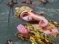 Row over immersion of idols in Hyderabad lake - Hindi News | Row over immersion of idols in Hyderabad lake | Latest national News at Lokmattimes.com