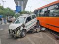 One dead, five injured after DTC bus loses control in Delhi; driver held - Hindi News | One dead, five injured after DTC bus loses control in Delhi; driver held | Latest national News at Lokmattimes.com