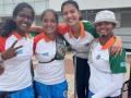 Archery World Cup: Indian women's recurve team wins bronze - Hindi News | Archery World Cup: Indian women's recurve team wins bronze | Latest other-sports News at Lokmattimes.com