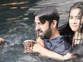 Celesti Bairagey shoots in water at zero degree, her lips turn blue - Hindi News | Celesti Bairagey shoots in water at zero degree, her lips turn blue | Latest entertainment News at Lokmattimes.com
