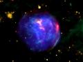 NASA telescopes spot remains of a supernova in colourful bubble - Hindi News | NASA telescopes spot remains of a supernova in colourful bubble | Latest international News at Lokmattimes.com