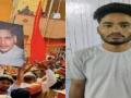 Man arrested in Hyderabad for waving Godse's portrait at Ram Navami rally - Hindi News | Man arrested in Hyderabad for waving Godse's portrait at Ram Navami rally | Latest politics News at Lokmattimes.com
