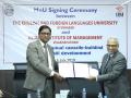 EFLU, IIM-V sign MoU for 'capacity-building, skill development' - Hindi News | EFLU, IIM-V sign MoU for 'capacity-building, skill development' | Latest national News at Lokmattimes.com