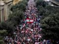 Tens of thousands protest against Lebanese government - Hindi News | Tens of thousands protest against Lebanese government | Latest international News at Lokmattimes.com