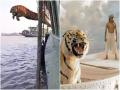 Viral video of tiger jumping from boat reminds netizens of 'Life of Pi's Richard Parker - Hindi News | Viral video of tiger jumping from boat reminds netizens of 'Life of Pi's Richard Parker | Latest entertainment News at Lokmattimes.com