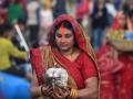 Nepal: Devotees mark Chhath Pooja with fanfare - Hindi News | Nepal: Devotees mark Chhath Pooja with fanfare | Latest international News at Lokmattimes.com