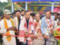 Assam CM inaugurates, lays foundation stone of projects worth over Rs 690cr - Hindi News | Assam CM inaugurates, lays foundation stone of projects worth over Rs 690cr | Latest politics News at Lokmattimes.com